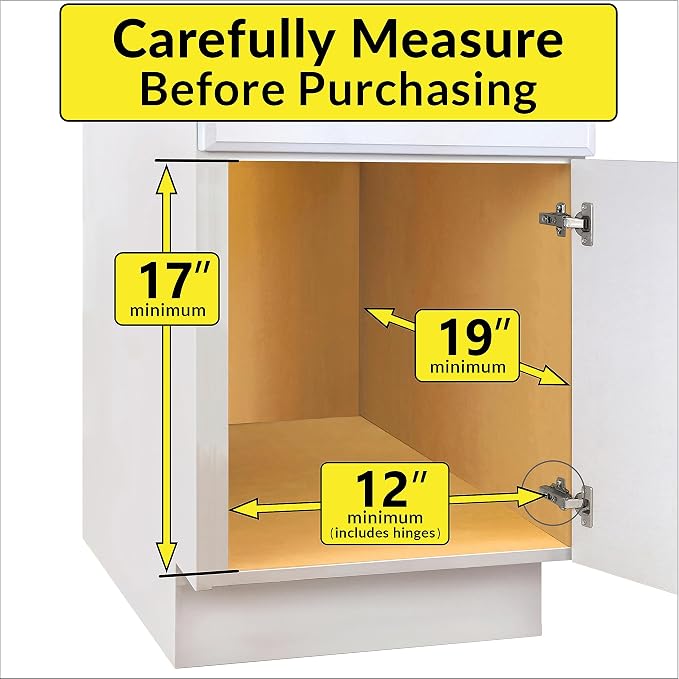 LYNK PROFESSIONAL® Pull Out Cabinet Organizer - 11" x 18" - Slide Out Cabinet Organizer for Kitchens - Sliding Shelves - Pull Out Drawer, Pots and Pans Storage - Lifetime Ltd Warranty - 2 Tier - Image 4