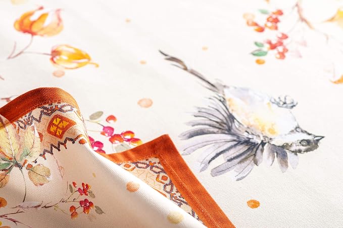 Maison d' Hermine Cloth Napkins Set of 4 Reusable 100% Cotton (20" x 20") | Everyday Square Napkins Cloth Washable Dinner Wedding Restaurant Hotel Kitchen Thanksgiving Christmas - Kelim - Prairie - Image 7