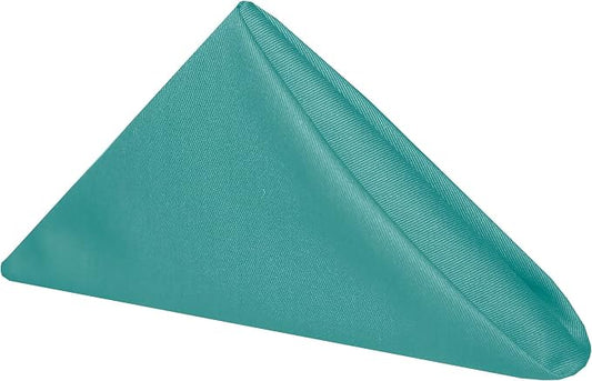 17x17-Inch Square Twill Cloth Napkins, Jade, Set of 12 by UltimateTextile