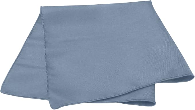 20x20-Inch Square Polyester Cloth Napkins, Slate Set of 12 | Bulk Case of 1 Dozen, Dinner Napkins, Serged Edges, Machine Washable, Wrinkle-Resistant, Flame-Resistant, Stain-Resistant - Image 2