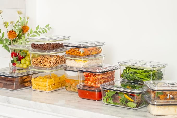 Latchlok Click 10 Piece Food Storage Container Set, Storm - Image 2