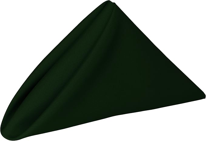 17x17-Inch Polyester Cloth Napkins, Forest, Set of 36 | Bulk Case of 3 Dozen, Square, Seamless, Serged Edges, Machine Washable, Wrinkle-Resistant, Flame-Resistant, Stain-Resistant by UltimateTextile