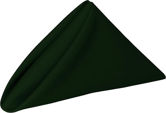 17x17-Inch Polyester Cloth Napkins, Forest, Set of 24 | Bulk Case of 2 Dozen, Square, Seamless, Serged Edges, Machine Washable, Wrinkle-Resistant, Flame-Resistant, Stain-Resistant by UltimateTextile