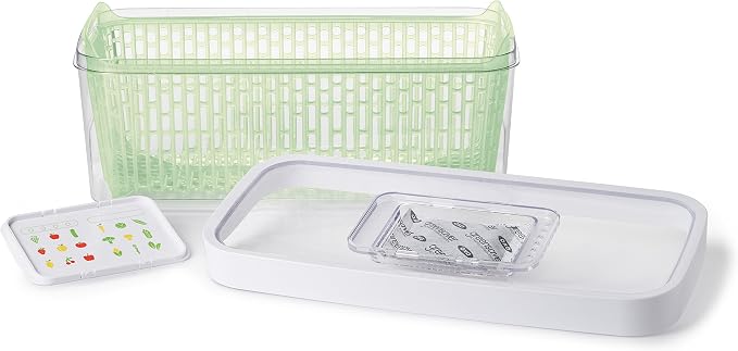 OXO Good Grips GreenSaver Produce Keeper - Large & Carbon Filter Refills Good Grips GreenSaver 4 Pack, 4 Count - Image 4