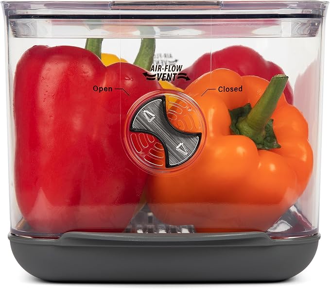 ProKeeper+ by Progressive Stackable Produce ProKeeper Storage Container with Stay-Fresh Vent System (PKS-902 (5.7 qt Large Produce)) - Image 5