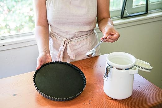 MATFER BOURGEAT 332225 Exopan Fluted Pie Pan with Removable Bottom - Image 9