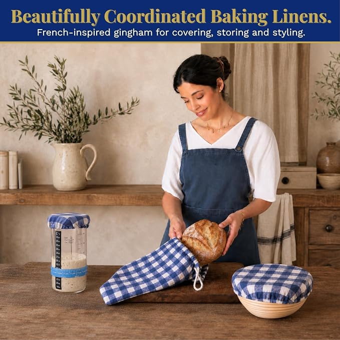 Sourdough Starter Kit for Beginners with Beginner Guide & 100 Recipes - Sourdough Bread Baking Supplies and Tools, Homemade Bread Gift Set and Sour Dough Accessories for Bakers - Image 8