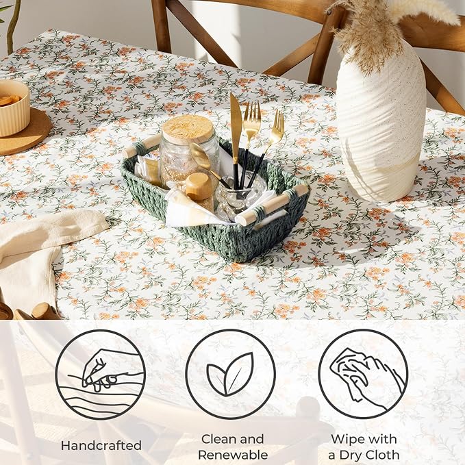 Storageworks Small Storage Basket, Woven Basket For Shelves, Bosana Green - Image 4