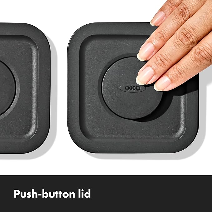 OXO Good Grips 5 Piece Matte Pop Container Set - Matte Black - Image 5