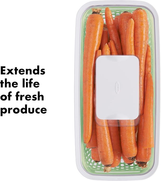 OXO Good Grips GreenSaver Produce Keeper - Large,White (Pack of 4) - Image 3