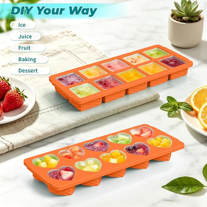 Silicone Freezer Molds for Food, 5-Pack with Steel Rim for Meal Prep | 100% Food-Grade Silicone, BPA-Free, Oven and Dishwasher Safe. Perfect for Freezing Lasagna, Casseroles, Soups & Sauces - Image 6