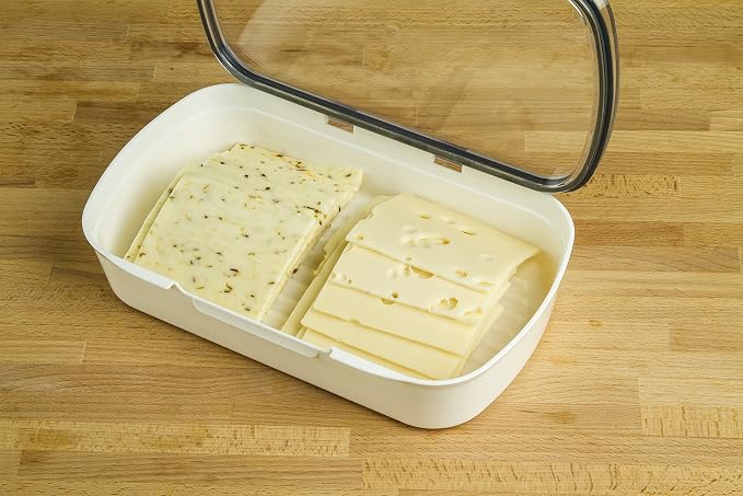 ProKeeper 4-Piece Deli Storage Container Set, Airtight Seal and Fresh Lock | Ideal Storage Container for Meats, Cheeses, and Produce, Dry-Erase Compatible Lids for Labeling, BPA-Free and Dishwasher Safe - Image 8