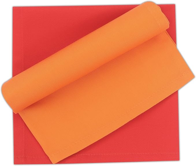 Ruvanti Cloth Napkins Set of 24, 18x18 Inch Napkins Cloth Washable, Soft, Durable, Absorbent, Cotton Blend. Table Dinner Napkins Cloth for Christmas Parties, Restaurant, Weddings, Dinner - Multi Color - Image 8