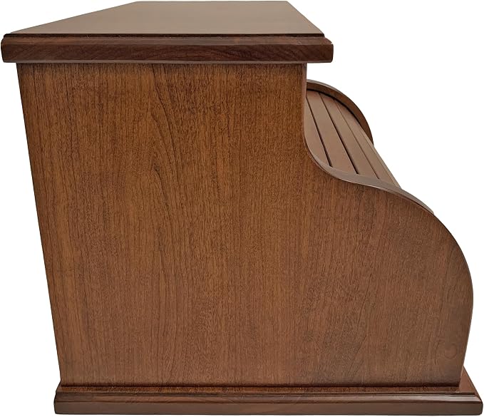 DutchCrafters Amish USA Made Solid Wood Countertop Bread Box with Drawer, Bread Holder for Kitchen Counter, Large Bread Box for Kitchen Countertop (Cherry - Michael's Cherry) - Image 9