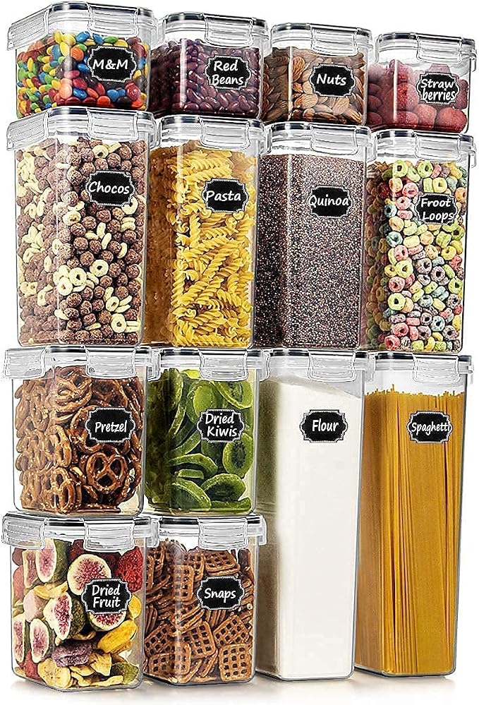 Wildone 14 Pcs Food Storage Containers and 4 Pcs Large Food Storage Containers Bundle - Image 2