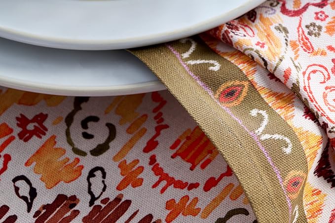 Maison d' Hermine Cloth Napkins Set of 4 Reusable 100% Cotton (20" x 20") | Everyday Square Napkins Cloth Washable Dinner Wedding Restaurant Hotel Kitchen Thanksgiving Christmas - Damask - Image 7