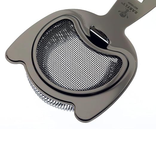Barfly Fine Mesh Spring Strainer, Black - Image 6