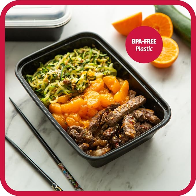 GoodCook Meal Prep Containers, Single Compartment 10-Pack | BPA-Free Reusable Food Storage, Microwave & Freezer Safe, Stackable Meal Prep Containers for Lunches and Snacks - Image 11