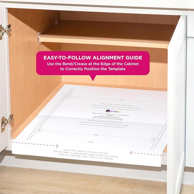 HOLDN’ STORAGE Pull Out Cabinet Organizer, Pantry Drawer, 28"W x 21"D x 5"H | Heavy-Duty Full-Extension, Roll Out Shelf for Pots, Pans & Under Sink Storage, Chrome, Require a 29.25"W Cabinet Opening - Image 6