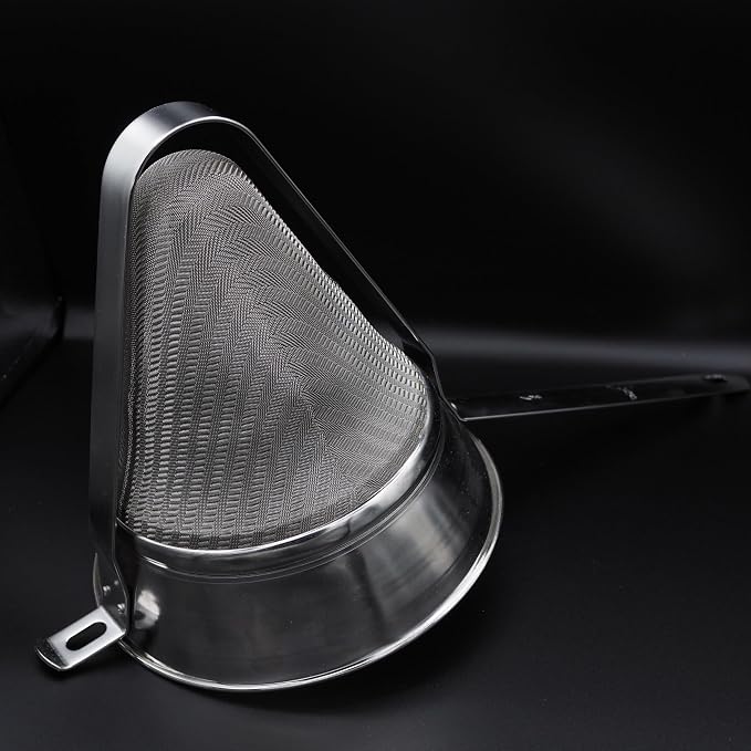 Gobel - Fine Strainer - 8 inch diameter - Stainless Steel - with Reinforcement & with Hook - Professional Quality - Made in France - Image 2
