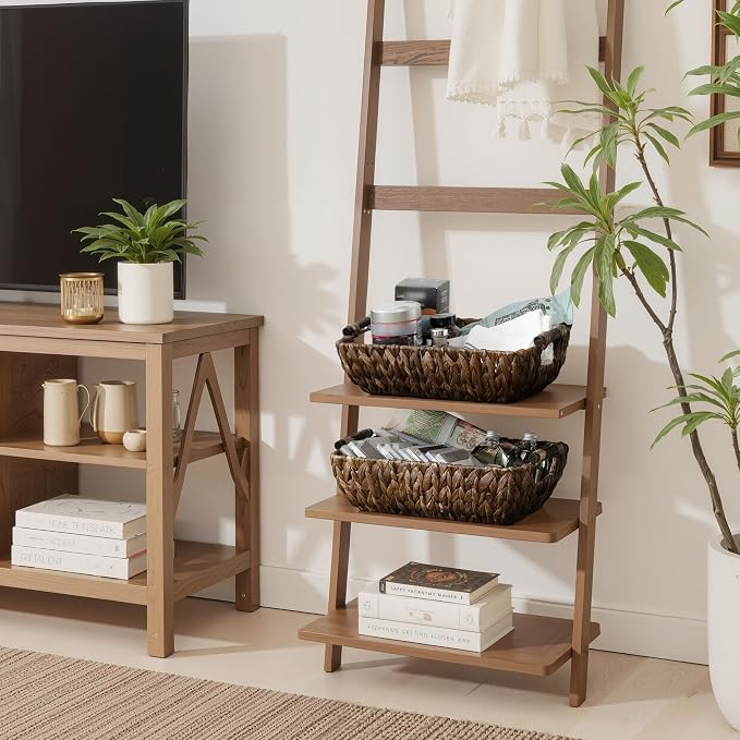 Storageworks Wicker Storage Basket, Organizing Baskets For Shelf, Brown - Image 5