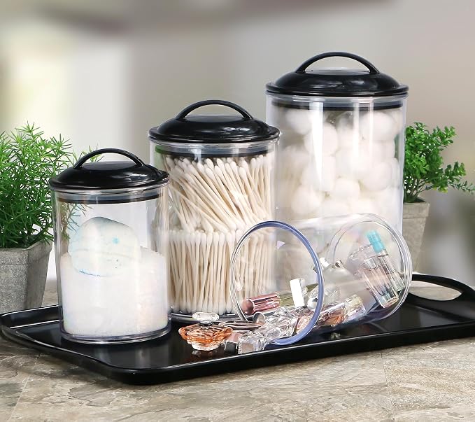 Reston Lloyd Food Storage Containers, BPA Free Airtight Canisters for Cereal, Pasta, Sugar, Coffee, Flour, Cookies, Loose Tea, for Kitchen Organization, Set of 3, White - Image 8