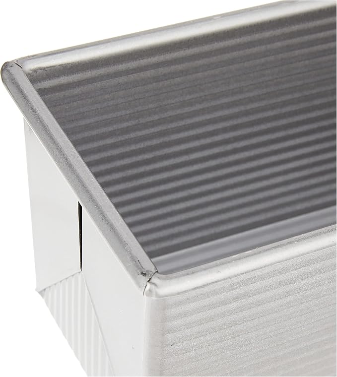 USA Pan Bakeware Pullman Loaf Pan With Cover, 9 x 4 inch, Nonstick & Quick Release Coating, Made in the USA from Aluminized Steel - Image 9