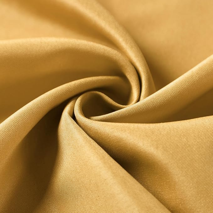 Bailarina Cloth Napkins Set of 80,17x17 inches Dinner Napkins Cloth Washable,Polyester Square Table Cloth Napkin Bulk with Hemmed Edges Ideal for Banquets, Parties and Weddings-Gold - Image 5