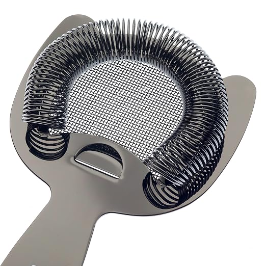 Barfly Fine Mesh Spring Strainer, Black - Image 7