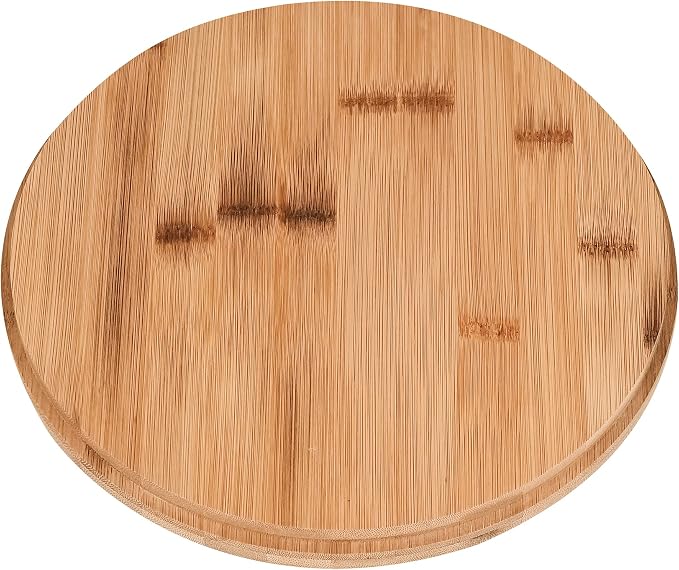 LOVYANXUE Bamboo Fiber Salad Bowl with Servers Set Large 9.8inches Nature Bamboo Mixing Bowl with Servers with Lid Spoon and Fork for Fruits,Salads and Vegetables - Image 5