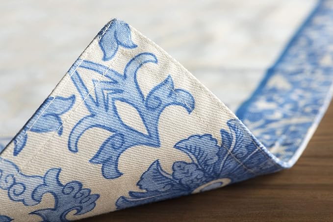 Maison d' Hermine Canton Bundle Set 100% Cotton Set of 4 Napkins (20 Inch by 20 Inch) and Set of 4 Place Mats (13 Inch by 19 Inch) - Image 9
