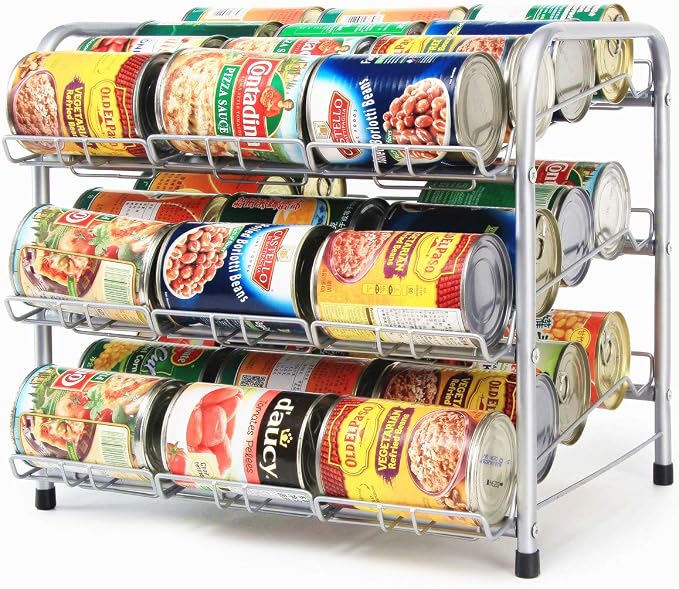 Can Organizer for Pantry, Can Rack Can Storage Dispenser for Canned Food (3 tiers) - Image 2