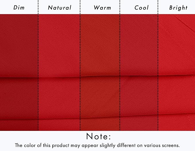 Ruvanti Cloth Napkins Set of 12, 100% Cotton High GSM 18x18 Inches Soft, Washable, Highly Durable & Absorbent, Perfect for Parties, Christmas, Thanksgiving Dinners – Flame Scarlet - Image 5