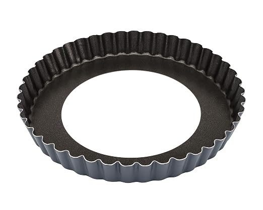 MATFER BOURGEAT 332225 Exopan Fluted Pie Pan with Removable Bottom - Image 4