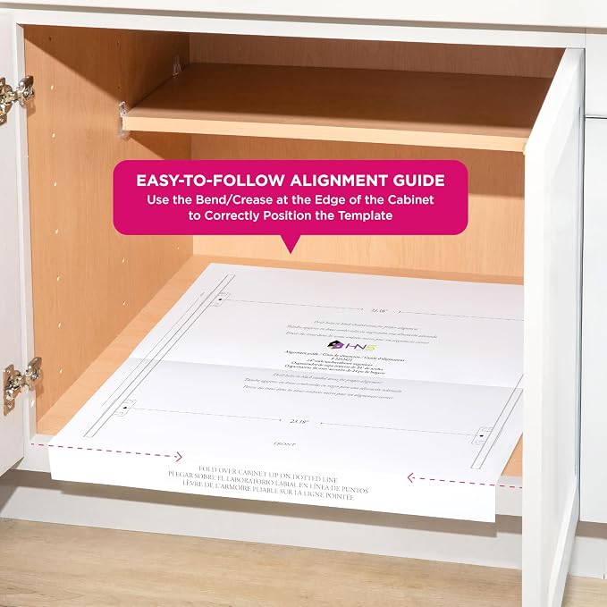 HOLDN’ STORAGE Pull Out Cabinet Organizer, Pantry Drawer, 24"W x 21"D x 5"H | Heavy-Duty Full-Extension, Roll Out Shelf for Pots, Pans & Under Sink Storage, Chrome, Require a 25.25"W Cabinet Opening - Image 7