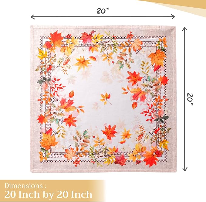 Maison d' Hermine Cloth Napkins Set of 4 Reusable 100% Cotton (20" x 20") | Everyday Square Napkins Cloth Washable Dinner Wedding Restaurant Hotel Kitchen Thanksgiving Christmas - Amarante - Image 4