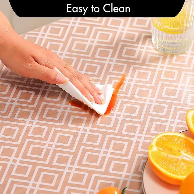 Cooyes Shelf and Drawer Liner for Kitchen Cabinets – Non-Adhesive, Waterproof, Non-Slip Cabinet Liners for Scratch Protection, Desk, Refrigerator, Shelves, Drawers with Modern Pattern - Image 6
