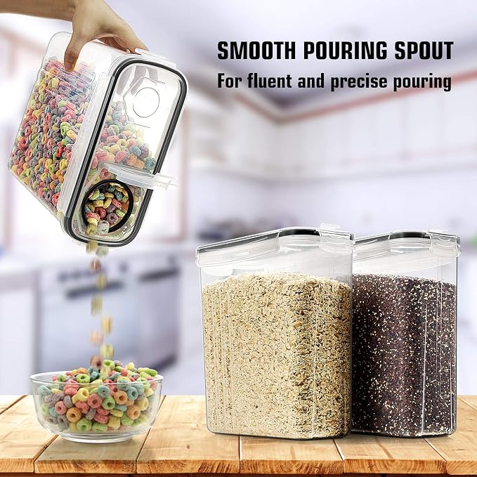 Wildone 8pcs Airtight Storage Containers and 6pcs Cereal Storage Containers - Image 7