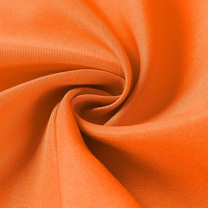 Cloth Napkins 20x20 inch Washable Polyester Dinner Napkins Soft Table Napkins for Wedding Party Dining Banquet(Orange,25PCS) - Image 6