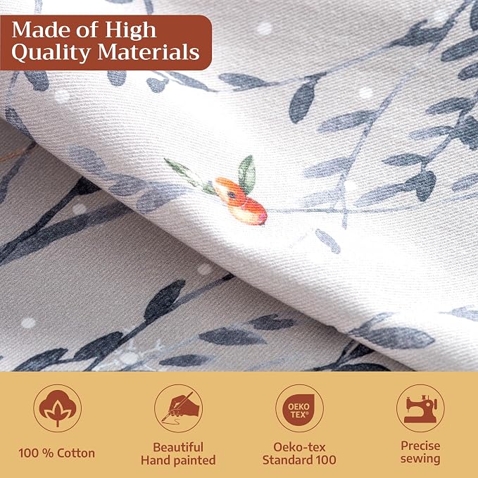 Maison d' Hermine Cloth Napkins Set of 4 Reusable 100% Cotton (20" x 20") | Everyday Square Napkins Cloth Washable Dinner Wedding Restaurant Hotel Kitchen Thanksgiving Christmas - Fairy Christmas - Image 3