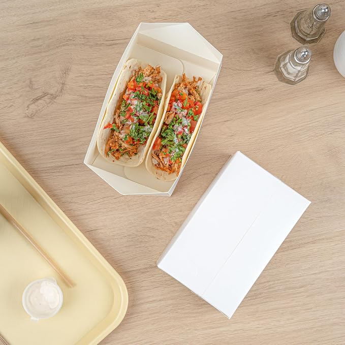 Restaurantware Chicken Takeout Box 400 Count 47 Ounce Paper Microwave-Safe Lunch Box Recyclable Spill-Resistant Rectangular Food Container White 7.01 x 4.49 x 2.76 Inches - Image 10
