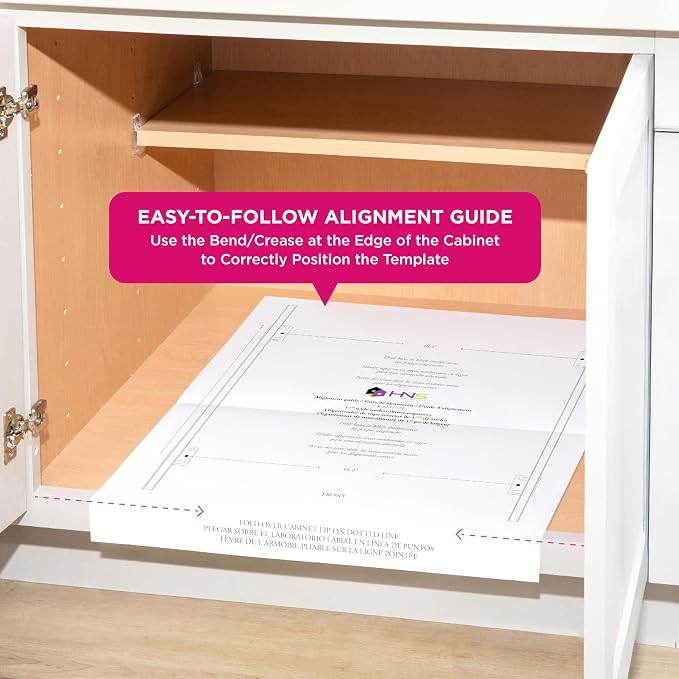 HOLDN’ STORAGE Pull Out Cabinet Organizer, Pantry Drawer, 17"W x 21"D x 5"H | Heavy-Duty Full-Extension, Roll Out Shelf for Pots, Pans & Under Sink Storage, Chrome, Require a 18.25"W Cabinet Opening - Image 7