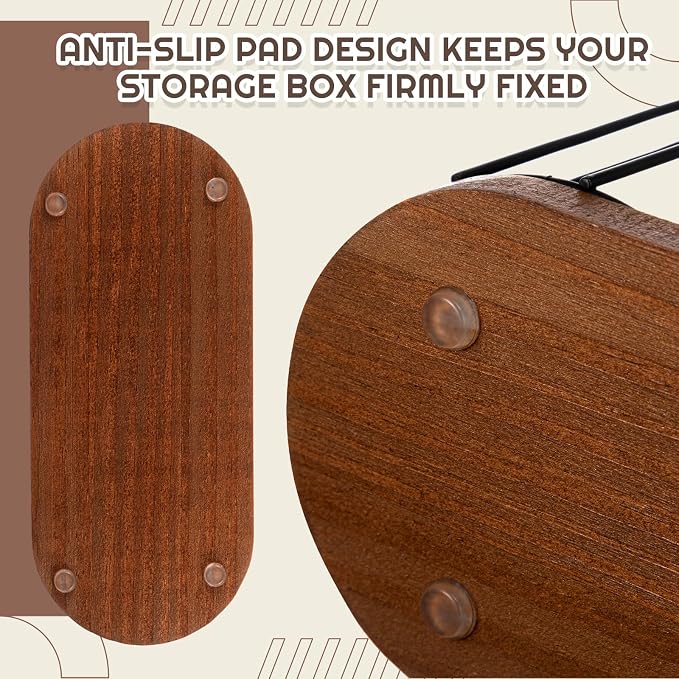 18oz Adjustable Coffee Cup Dispenser with Wooden Base, Cup and Lid Holder, Cups Holder Organizer for Coffee Pod Straw and Lid Storage(3-Compartment Single,Color 1) - Image 5