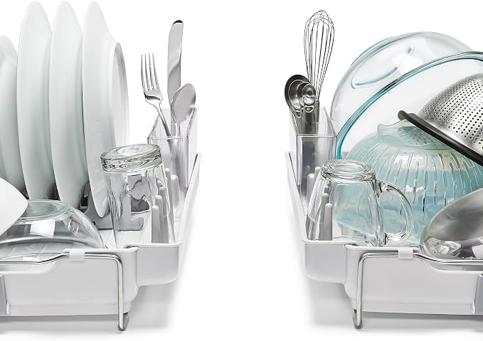 OXO Good Grips Foldaway Dish Rack - Image 10