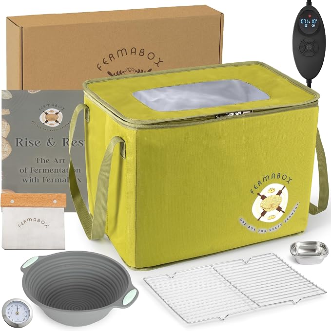 Foldable Bread Proofing Box - Bread Proofer Box - 60-120°F Temp Control, 24H Timer by Unknown