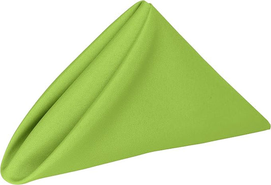17x17-Inch Square Polyester Cloth Napkins, Lime, Set of 36 by UltimateTextile