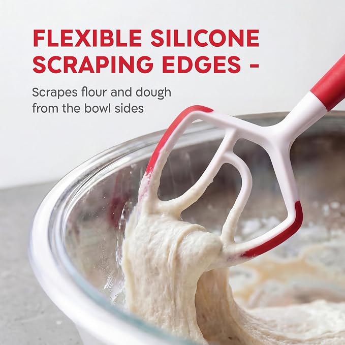 KneadAce Essential Sourdough Starter Kit - Artisan Bread Baking Tools | Bake with this Sourdough Kit: Round banneton proofing baskets, dough whisk, bread lame, scraper & brush set, bread sling - Image 4