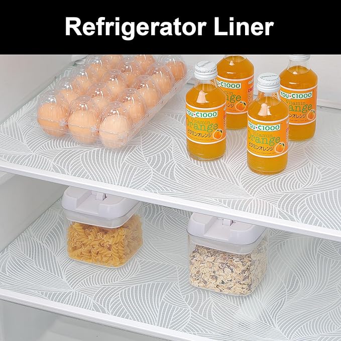 Cooyes Shelf Liner, Non-Adhesive Waterproof Drawer Liner, Durable Easy-to-Cut EVA Shelf Paper for Kitchen Cabinets, Refrigerator, Cupboard, and Dresser （11.8" W x 118" L） - Image 4
