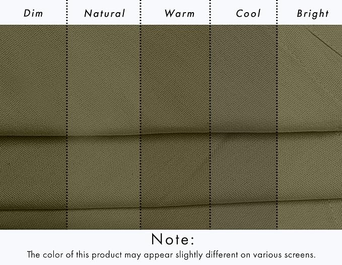 Ruvanti Cloth Napkins Set of 12, 18x18 Inches, 100% Cotton, Washable, Soft & Absorbent, Perfect for Wedding, Christmas, ‎Thanksgiving Dinners - Capulet Olive - Image 5