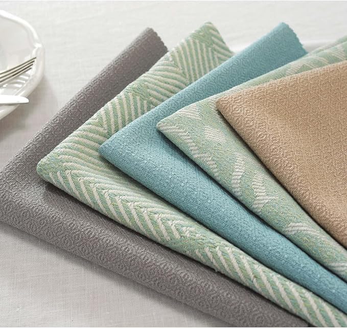 17x17 Grey Cloth Napkins Set of 24 Bulk Washable Restaurant Use | Planning a banquet? This bulk set of 24 washable grey linen napkins offers eco-friendly elegance for restaurants. - Image 8